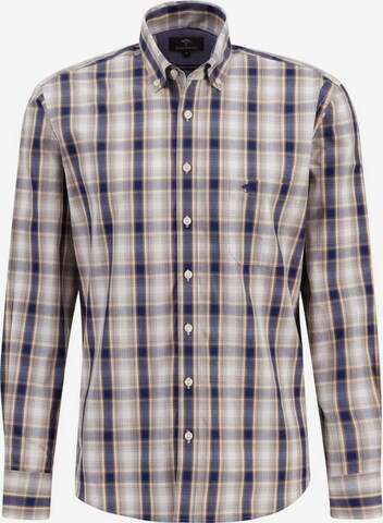 FYNCH-HATTON Regular fit Overhemd in Beige: voorkant