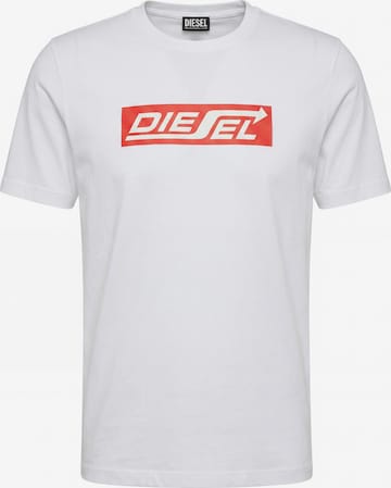 DIESEL - Camiseta 'T-Just 250115' en blanco: frente