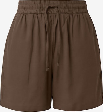 QS Shorts in Braun: Vorderseite