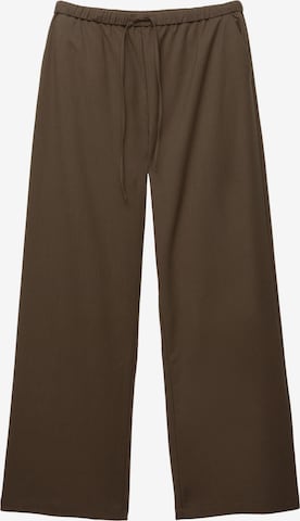 Pull&Bear Spodnie w kolorze brązowy: przód