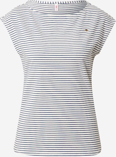 Blutsgeschwister Camiseta en azul noche / blanco, Vista del producto