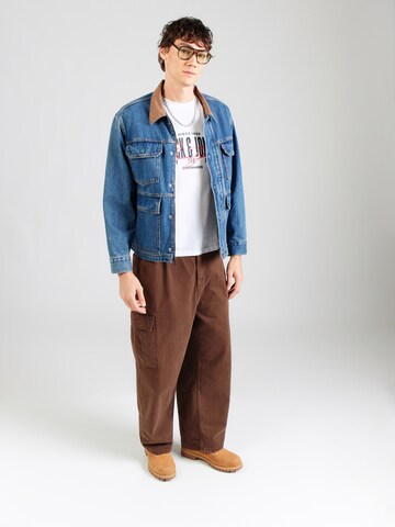 JACK & JONES Shirt 'JJAERO' in Grey