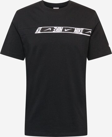 T-Shirt Nike Sportswear en noir : devant