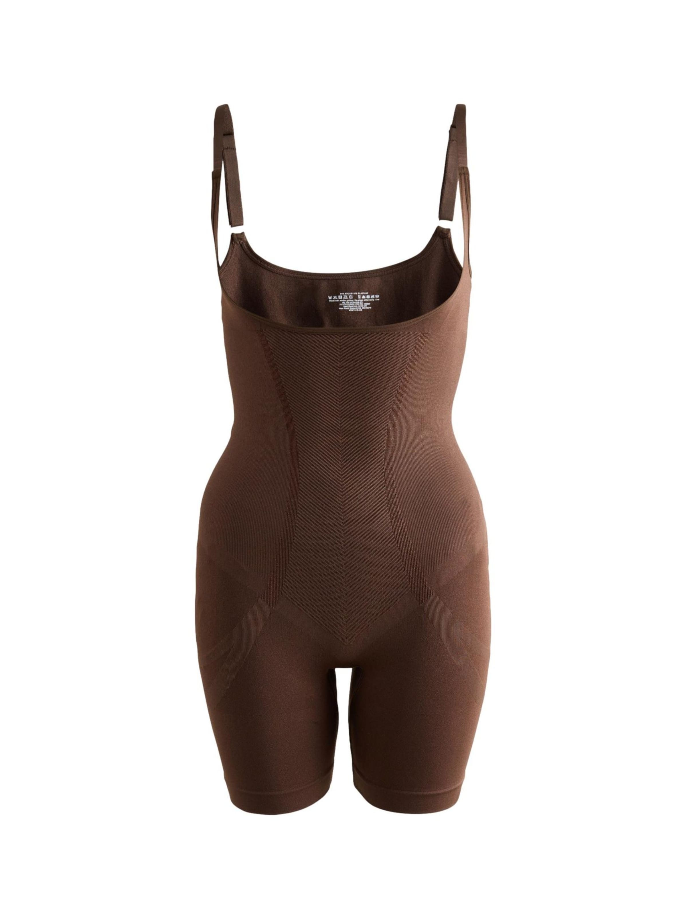 Next Korrigeeriv bodi &#x27;Wear Your Own Bra&#x27;, värv pruun: eest vaates