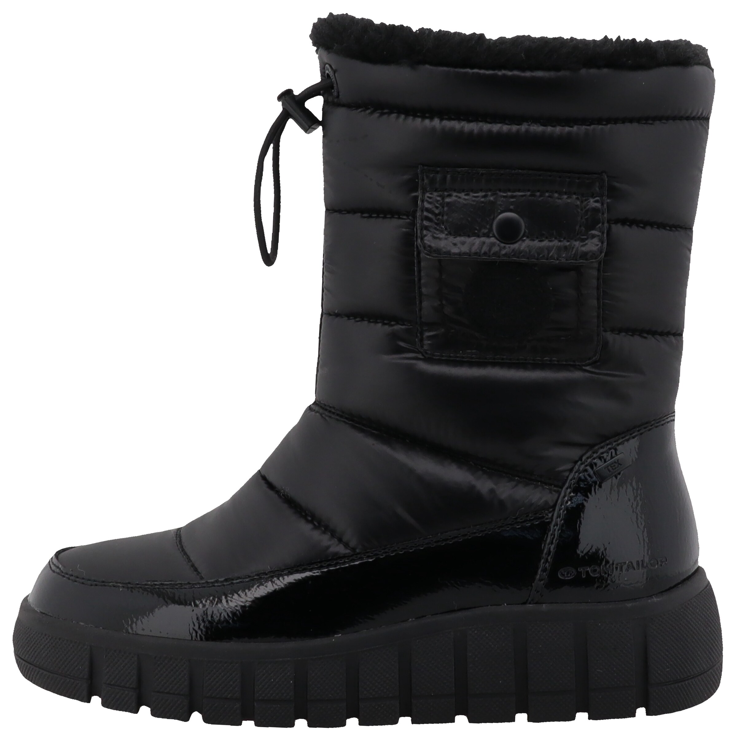TOM TAILOR Snowboots in Schwarz