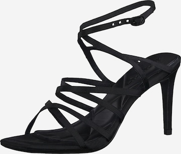 TAMARIS Strap sandal in Black: front