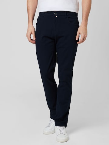 FQ1924 Regular Broek 'Poul' in Blauw: voorkant