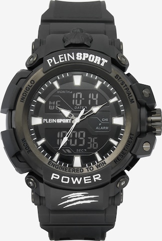 Plein Sport - Relógios analógicos 'Combat Power' em preto: frente