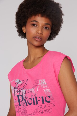 Soccx T-Shirt in Pink