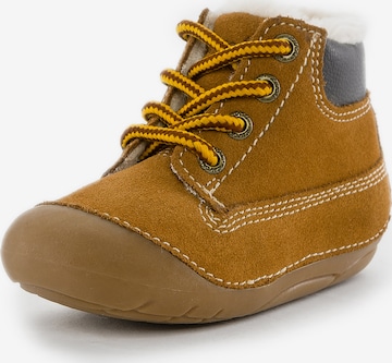 LURCHI First-Step Shoes 'Ferdi' in Brown: front