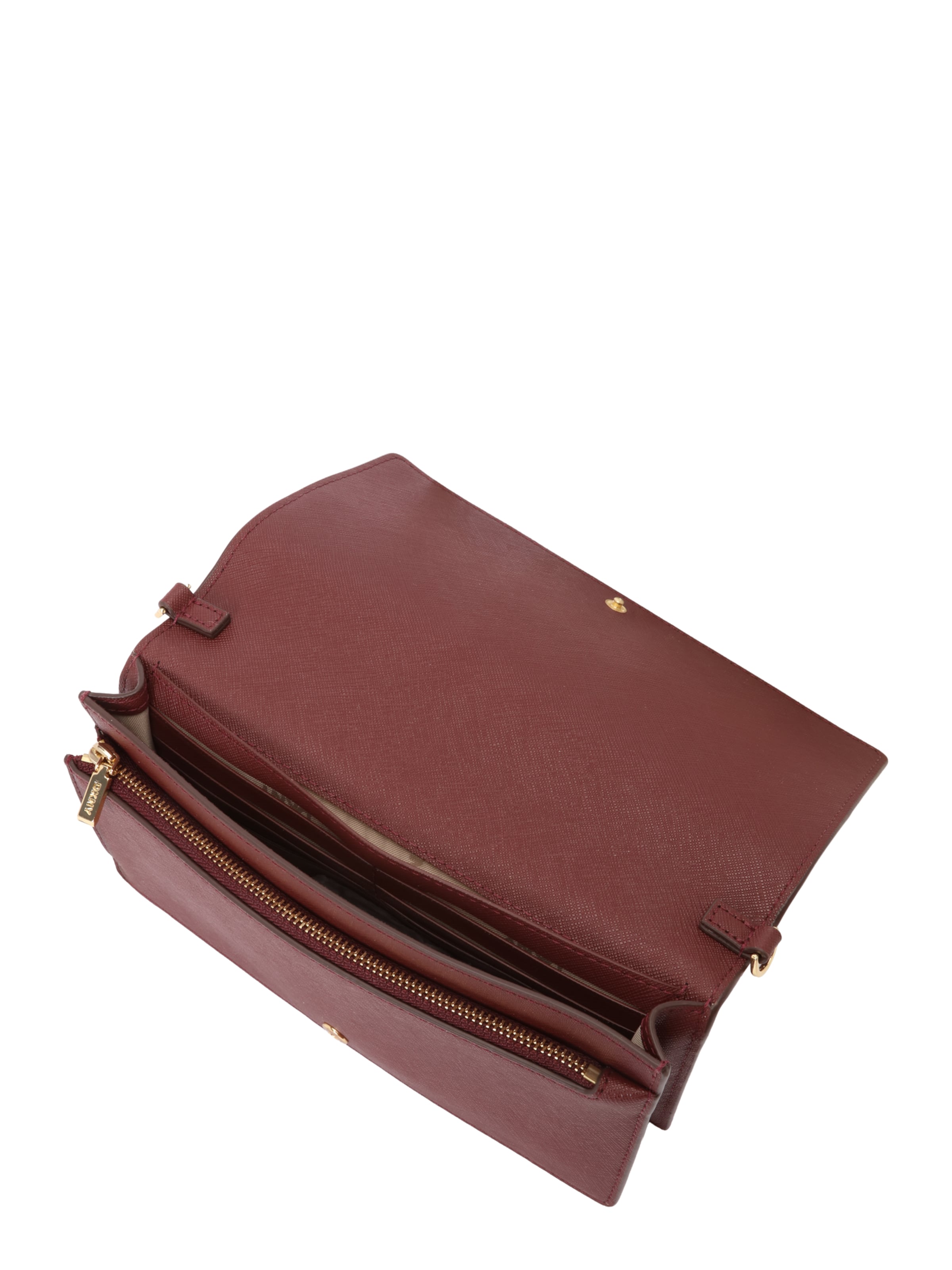 DKNY - Bolso de hombro en rojo: arriba