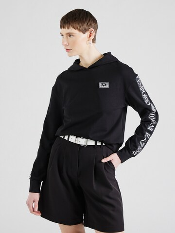 EA7 Emporio Armani Sweatshirt 'ASV Dynamic Athlete' in Black