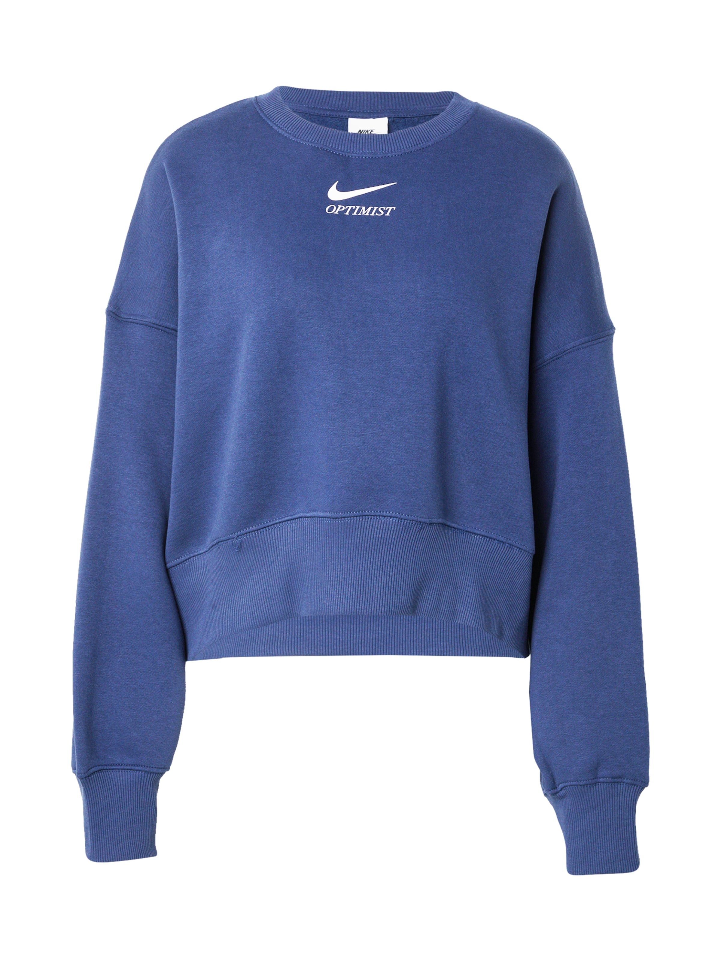 Nike SportswearSweater majica 'PHNX FLC' - plava boja: prednji dio