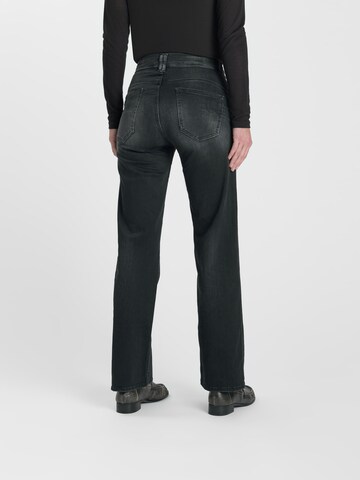 Le Temps Des Cerises Loosefit Jeans in Zwart: terug