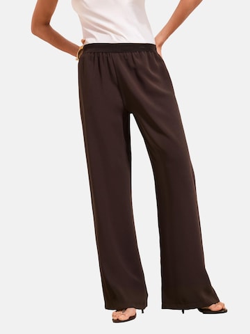 Friends Like These Wide leg Trousers in Brown: front