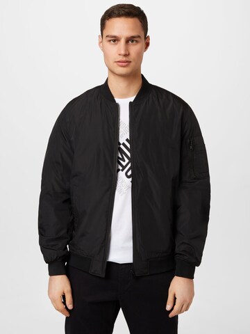 Only & Sons Between-season jacket 'Joshua' in Black: front