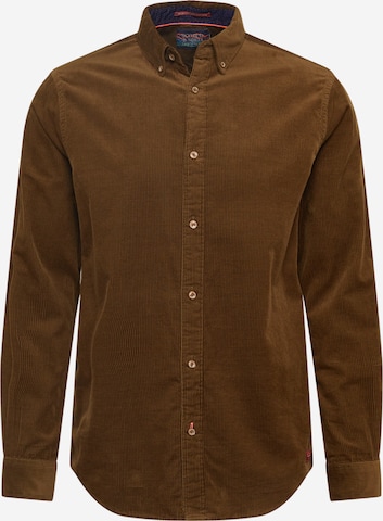 SCOTCH & SODA Button Up Shirt in Green: front