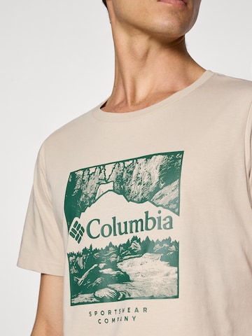 COLUMBIA Функциональная футболка в Бежевый