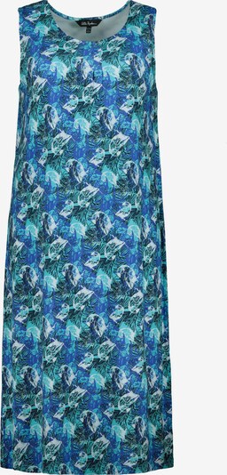 Ulla Popken Kleid in blau / nachtblau / aqua / weiß, Produktansicht
