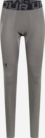 Pantalon de sport UNDER ARMOUR en gris : devant