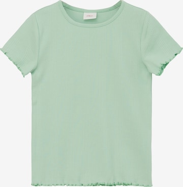 T-Shirt s.Oliver en vert : devant