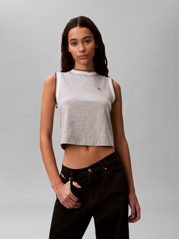 Haut Calvin Klein Jeans en gris : devant