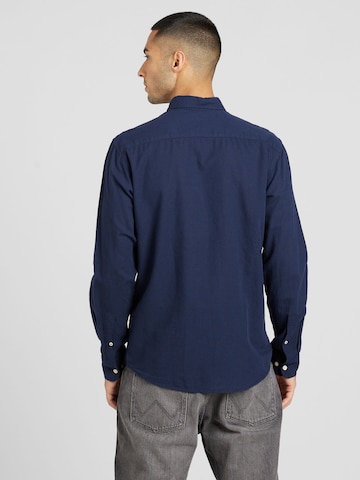 JACK & JONES Regular fit Skjorta 'SUMMER SHIELD' i blå