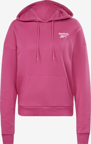 Reebok Sport Sportief sweatshirt in Roze: voorkant