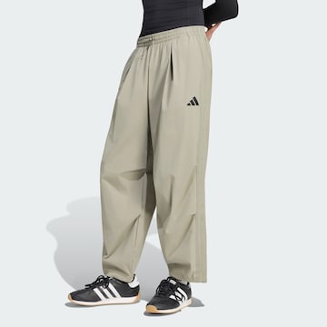 ADIDAS SPORTSWEARLoosefit Sportske hlače 'City Tech' - zelena boja: prednji dio