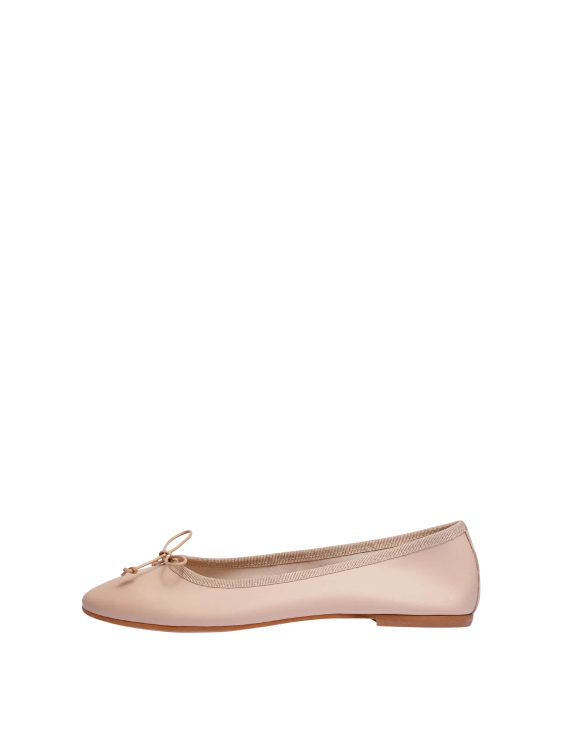 Flarelle Ballet Flats in Beige