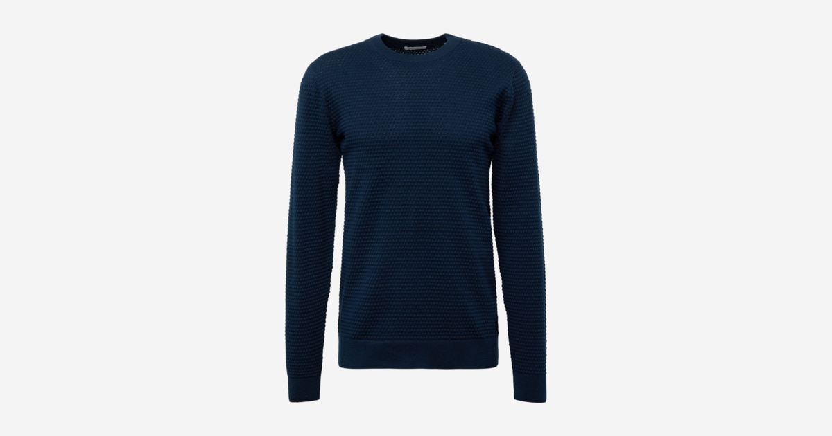 KnowledgeCotton Apparel Trui Elm Donkerblauw - Suitable KnowledgeCotton Apparel Trui Elm Donkerblauw - Suitable