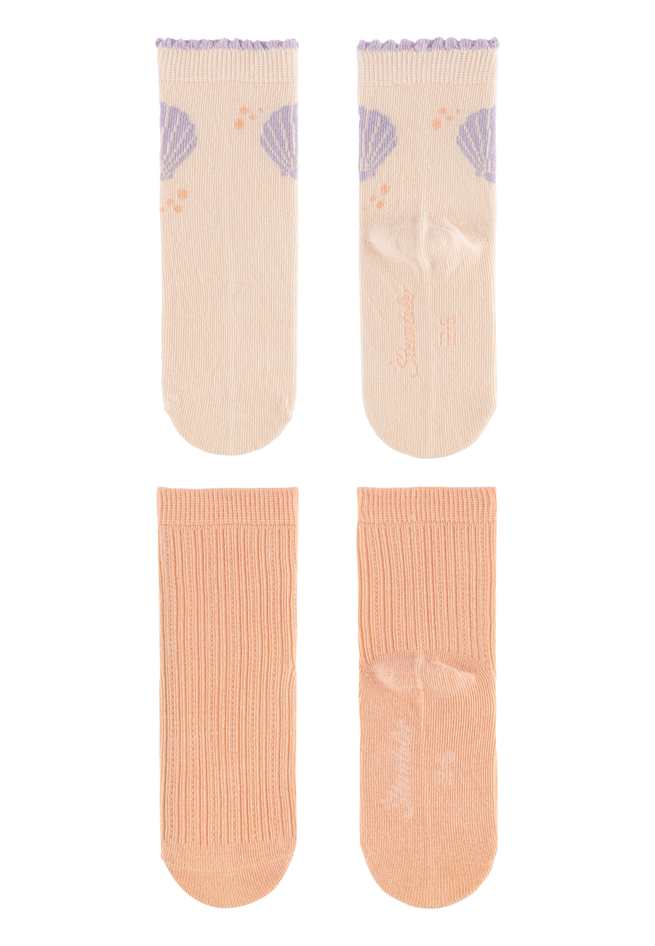 STERNTALER Socks 'Muscheln' in Purple