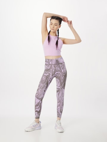 ADIDAS BY STELLA MCCARTNEY Skinny Workout Pants 'Truepurpose' in Purple
