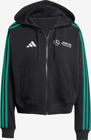 ADIDAS PERFORMANCE - Sudadera con cremallera deportiva 'Mercedes - AMG Petronas Formula One Team' en negro: frente
