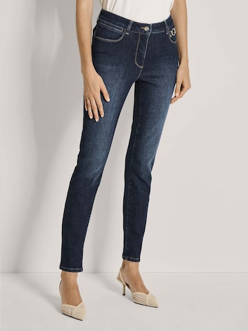 Skinny Jean MADELEINE en bleu : devant