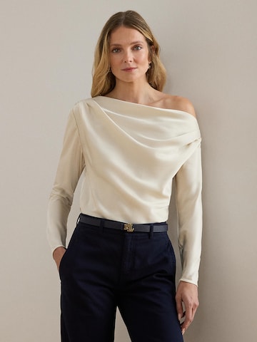 Lauren Ralph Lauren Bluse in Beige: Vorderseite