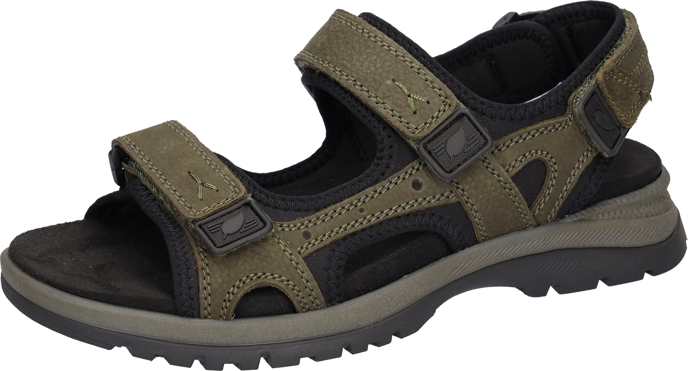 WALDLÄUFER Hiking Sandals in Green: front