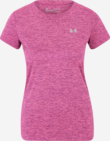 Tricou funcțional 'Tech Twist' de la UNDER ARMOUR pe mov: față