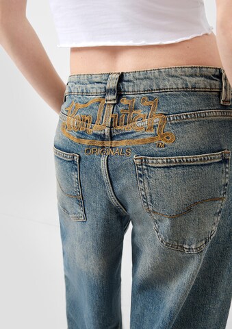 QS Baggy Jeans 'QS x Von Dutch' in Blauw