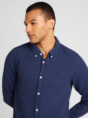 DENHAM Regular fit Button Up Shirt 'RICH' in Blue
