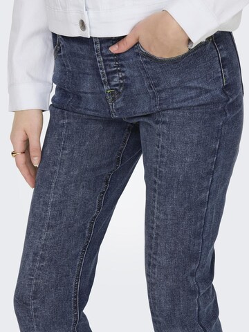 ONLY Slimfit Jeans 'WAUW PEARL' in Blauw