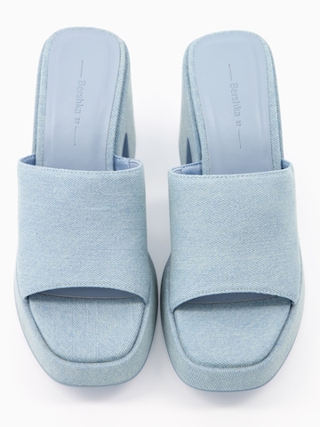 Bershka Mule in Blue