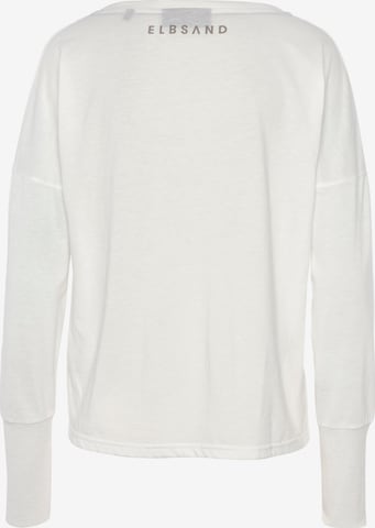 T-shirt Elbsand en blanc