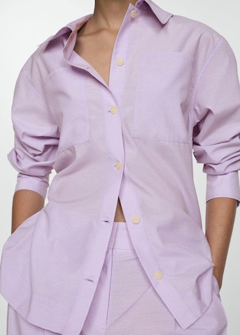 MANGO Bluza | vijolična barva