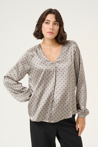 Kaffe Bluse 'KA Luna' in Grau: Vorderseite