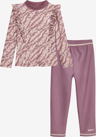 PLAYSHOES Badeanzug in Lila: Vorderseite