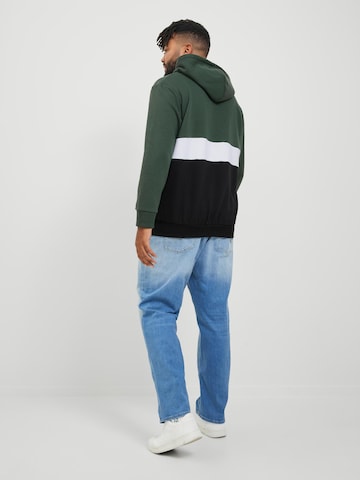 Sweat-shirt 'Reid' Jack & Jones Plus en vert