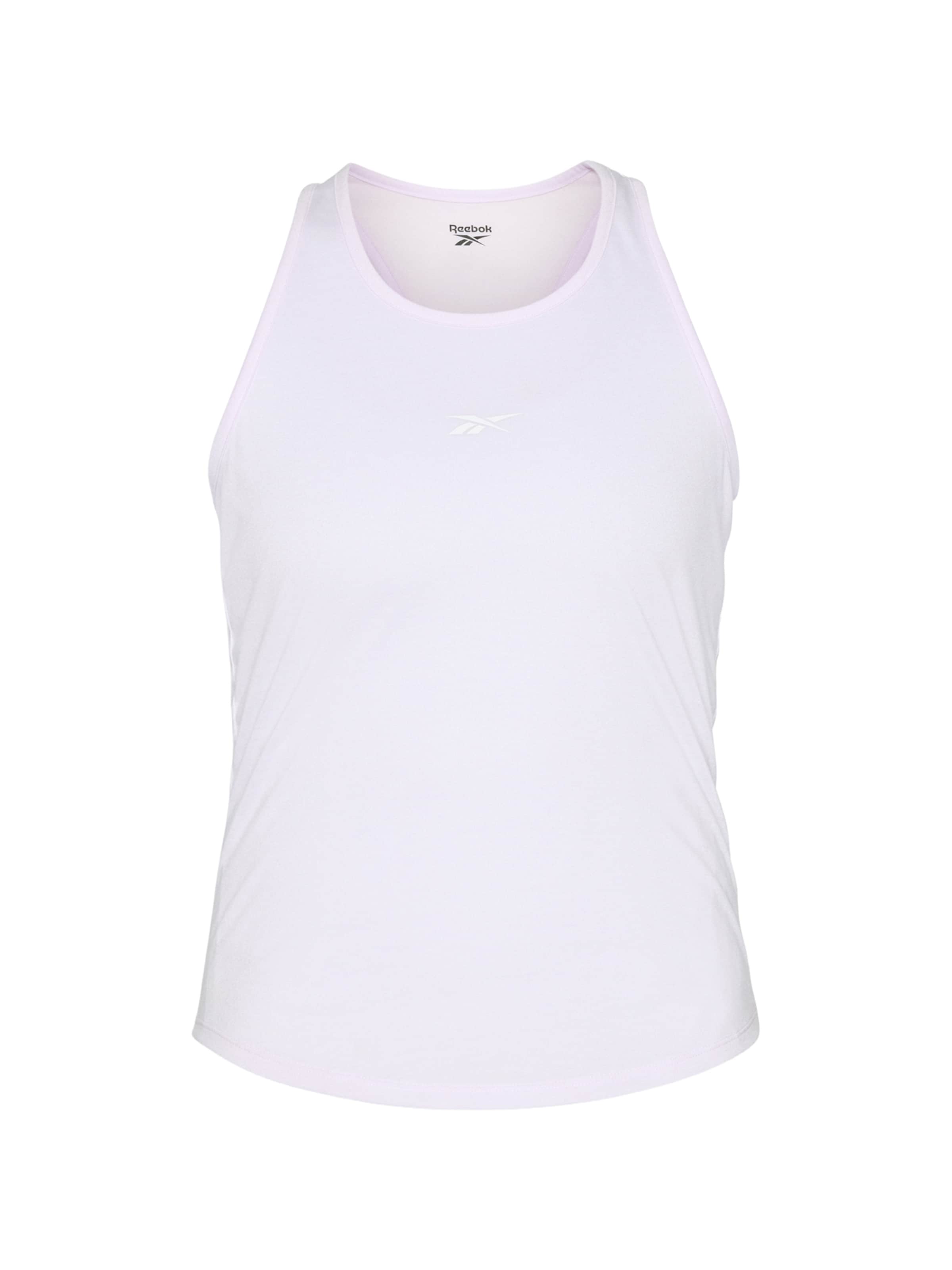 Reebok - Top deportivo en blanco: frente
