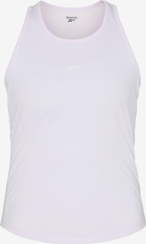 balta Reebok Sportiniai marškinėliai be rankovių: priekis