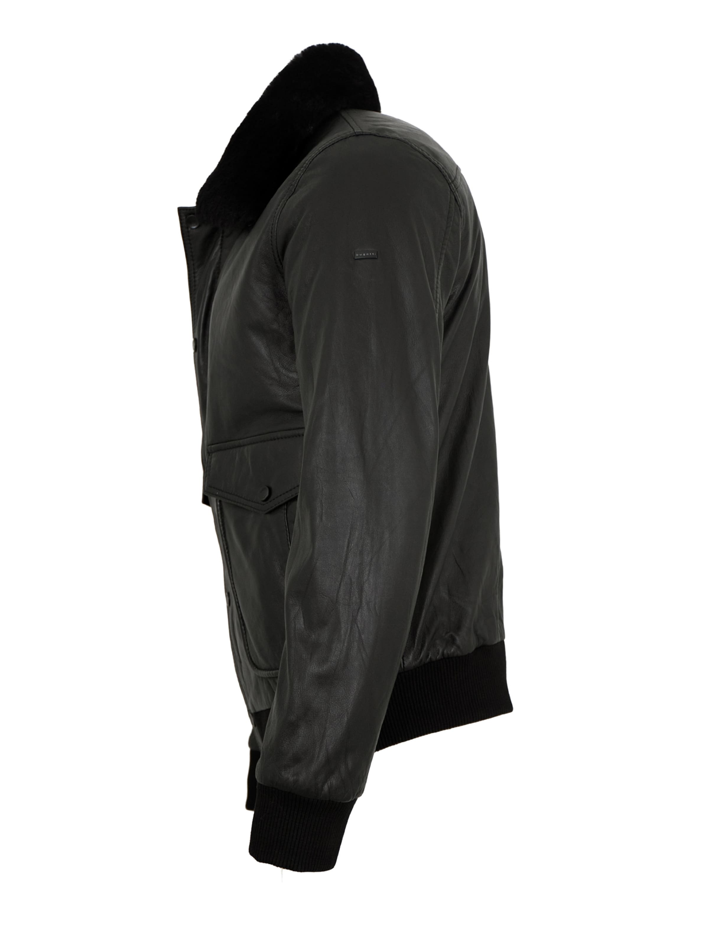 bugatti Between-Season Jacket '222 034-BU/M' in Black